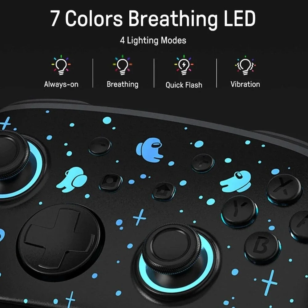 FUNLAB Pro Wireless Controller Among Us For Nintendo Switch OLED/LITE Controller - Picture 6 of 12